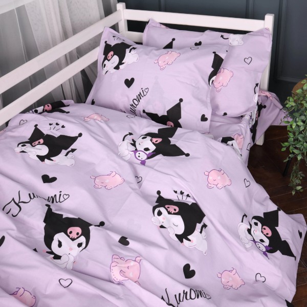 Фото - Комплект постільної білизни MirSon Ranforce Elite 17-0883 Magic Kuromi 220х240 (2200012199381)